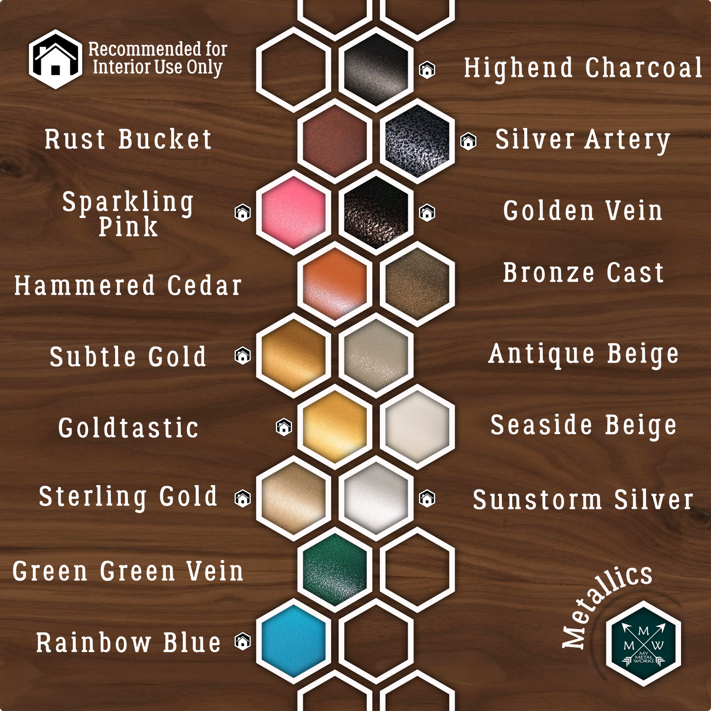 Metallic Colors Palette