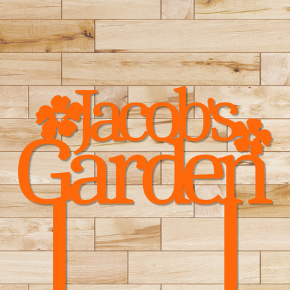 Personalized Garden Sign