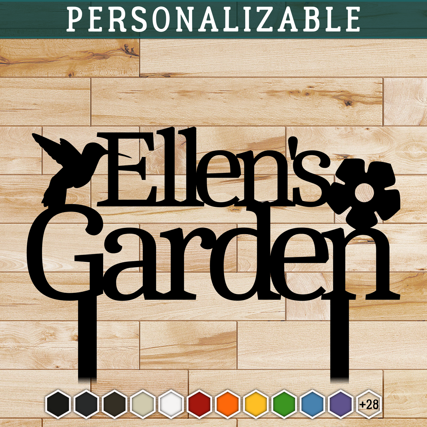 Personalized Garden Sign